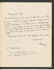 k.k. naturhistorisches Hofmuseum, Intendanzakten 1885-1896 (Hauer), Aktenzahl Z.162.a/1886, Seite 3